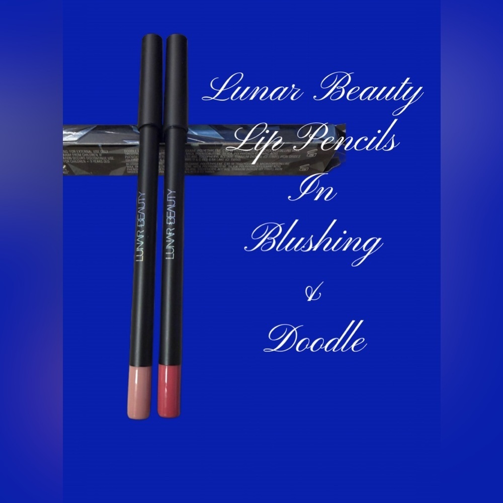 Lunar Beauty Lip Pencils Duo  - Blushing & Doodle
